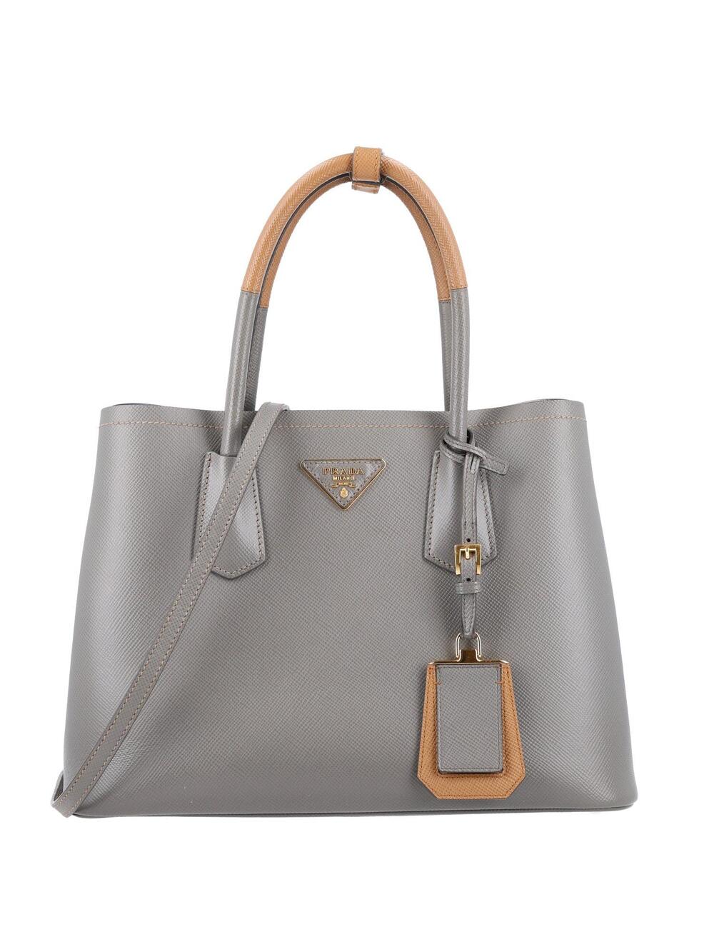 Prada Saffiano Cuir Bi-Color Double #343878P14B